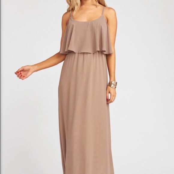 “Caitlin Ruffle Maxi Dress” - Bridesmaid Dress - Picture 4 of 5